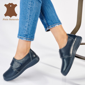 Pantofi Dama Piele Naturala Mirna Navy- Need 4 Shoes
