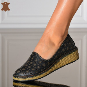 Pantofi Dama Piele Naturala Rain Bej- Need 4 Shoes