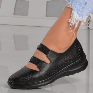 Pantofi Dama Piele Naturala Rimini Negri - Need 4 Shoes
