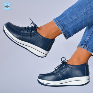 Pantofi Dama Piele Naturala Santa Navy- Need 4 Shoes