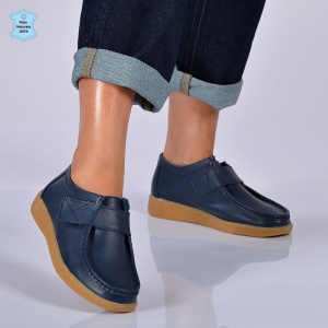 Pantofi Dama Piele Naturala Zora 5 Navy- Need 4 Shoes