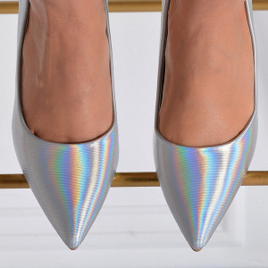 Pantofi Cu Toc Dama Anda  Argintii- Need 4 Shoes