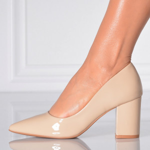 Pantofi Cu Toc Dama Anda 2 Bej- Need 4 Shoes