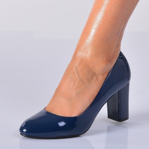 Pantofi Cu Toc Dama Catya Navy- Need 4 Shoes