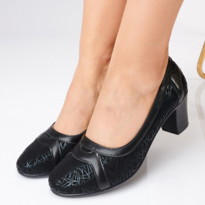 Pantofi Cu Toc Dama Domnica 2 Negri- Need 4 Shoes