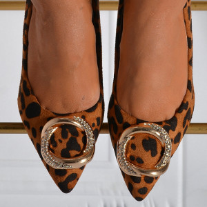 Pantofi Cu Toc Dama Hera Animal Print- Need 4 Shoes