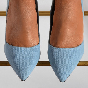Pantofi Cu Toc Dama Izabela Albastri- Need 4 Shoes