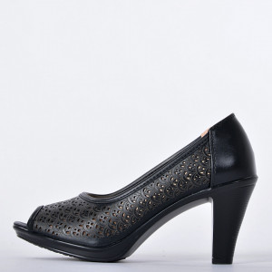 Pantofi Cu Toc Dama Laura 2 Negri - Need 4 Shoes