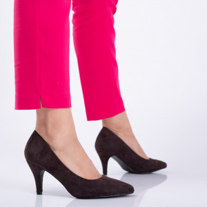 Pantofi Cu Toc Dama Liam Maro- Need 4 Shoes