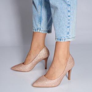 Pantofi Cu Toc Dama Liana Roze- Need 4 Shoes