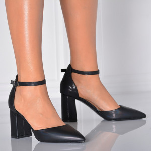 Pantofi Cu Toc Dama Melody Negri - Need 4 Shoes
