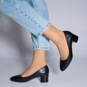 Pantofi Cu Toc Dama Ramona Negri- Need 4 Shoes