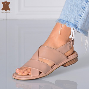 Sandale Dama Piele Naturala Giana Nude- Need 4 Shoes