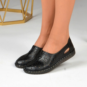 Pantofi Casual Dama Eva 4 Negre - Need 4 Shoes