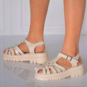 Sandale Dama Zaira Bej- Need 4 Shoes