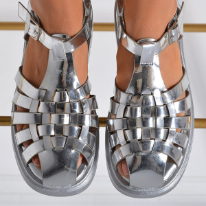 Sandale Dama Zaira Argintii- Need 4 Shoes