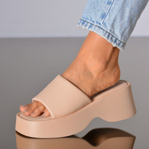 Papuci dama Arely Bej- Need 4 Shoes