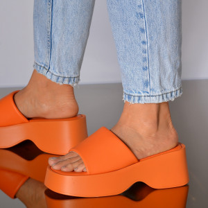 Papuci dama Arely Orange- Need 4 Shoes