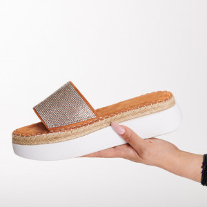 Papuci Dama Ianis Camel- Need 4 Shoes