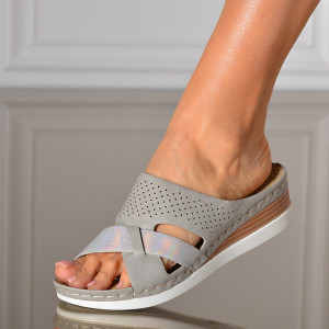 Papuci dama Norita Gri- Need 4 Shoes