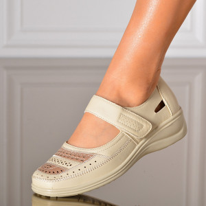 Pantofi Casual Dama Lineta Bej- Need 4 Shoes