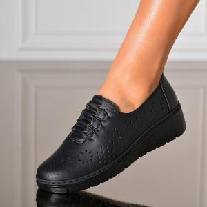 Pantofi Cu Platforma Siena Negri- Need 4 Shoes