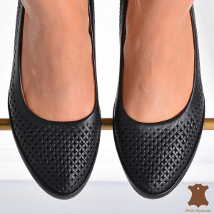 Pantofi Cu Toc Piele Naturala Sharon Negri- Need 4 Shoes