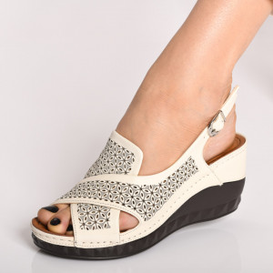 Sandale Cu Platforma Zara Bej- Need 4 Shoes