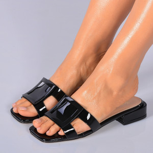 Papuci Cu Toc Abby Negri - Need 4 Shoes