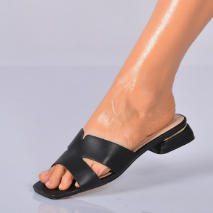 Papuci Cu Toc Karelia  Negri - Need 4 Shoes