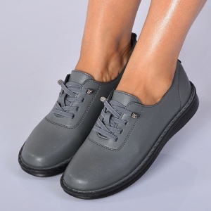 Pantofi Casual Dama Dermina  Gri- Need 4 Shoes