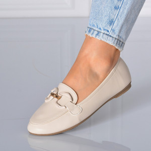 Pantofi Casual Dama Teresa Bej- Need 4 Shoes