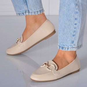 Pantofi Casual Dama Teresa Bej- Need 4 Shoes