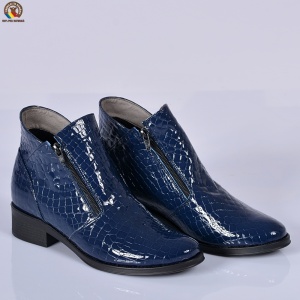 Ghete Dama Piele Naturala Bety 5 Navy - Need 4 Shoes