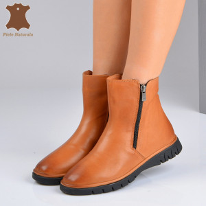 Ghete Dama Piele Naturala Samuel Camel- Need 4 Shoes