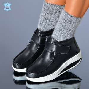Ghete dama Piele Naturala Zena Negre - Need 4 Shoes