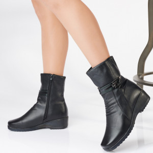 Ghete Dama Imblanite Ara 10 Negre- Need 4 Shoes