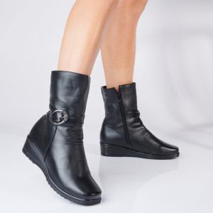 Ghete Dama Imblanite Ara 12 Negre- Need 4 Shoes
