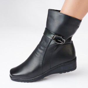 Ghete Dama Imblanite Ara 4 Negre- Need 4 Shoes