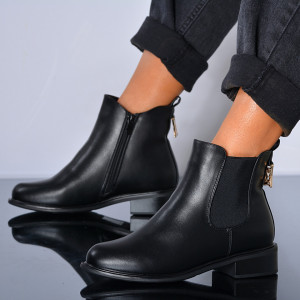 Ghete Dama Imblanite Elenora Negre - Need 4 Shoes