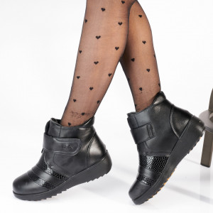 Ghete Dama Imblanite Hilda 6 Negre - Need 4 Shoes