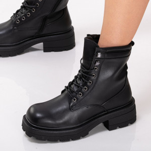 Ghete Dama Imblanite Kadri Negre - Need 4 Shoes