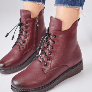 Ghete Dama Imblanite Lindy Bordo- Need 4 Shoes