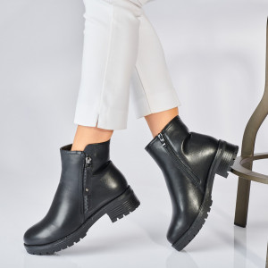 Ghete Dama Imblanite Prini Negre - Need 4 Shoes