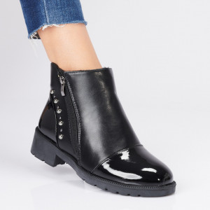 Ghete Dama Imblanite Virginia Negre - Need 4 Shoes