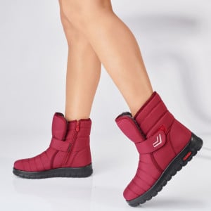 Cizme Dama Imblanite Alfy 5 Rosii - Need 4 Shoes