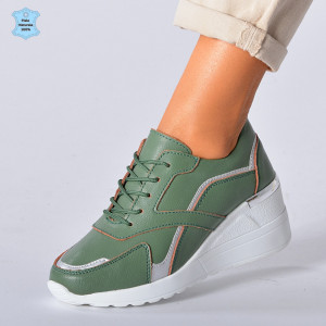 Adidasi Dama Piele Naturala Debby Verzi- Need 4 Shoes