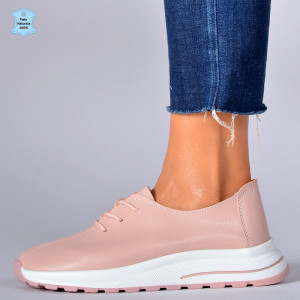 Adidasi Dama Piele Naturala Roua Roz- Need 4 Shoes