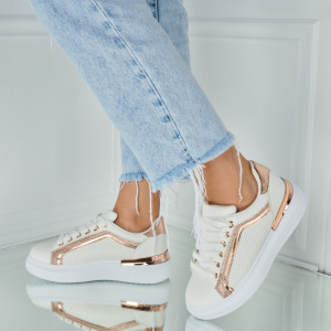 Adidasi Dama Irene Alb/Roze- Need 4 Shoes