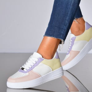 Adidasi Dama Loka Alb/Roz- Need 4 Shoes